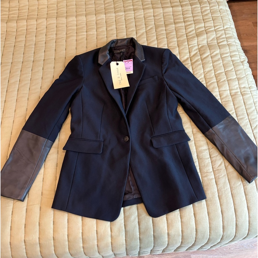 Rag &BoneSize 8 Navy jacket NWT